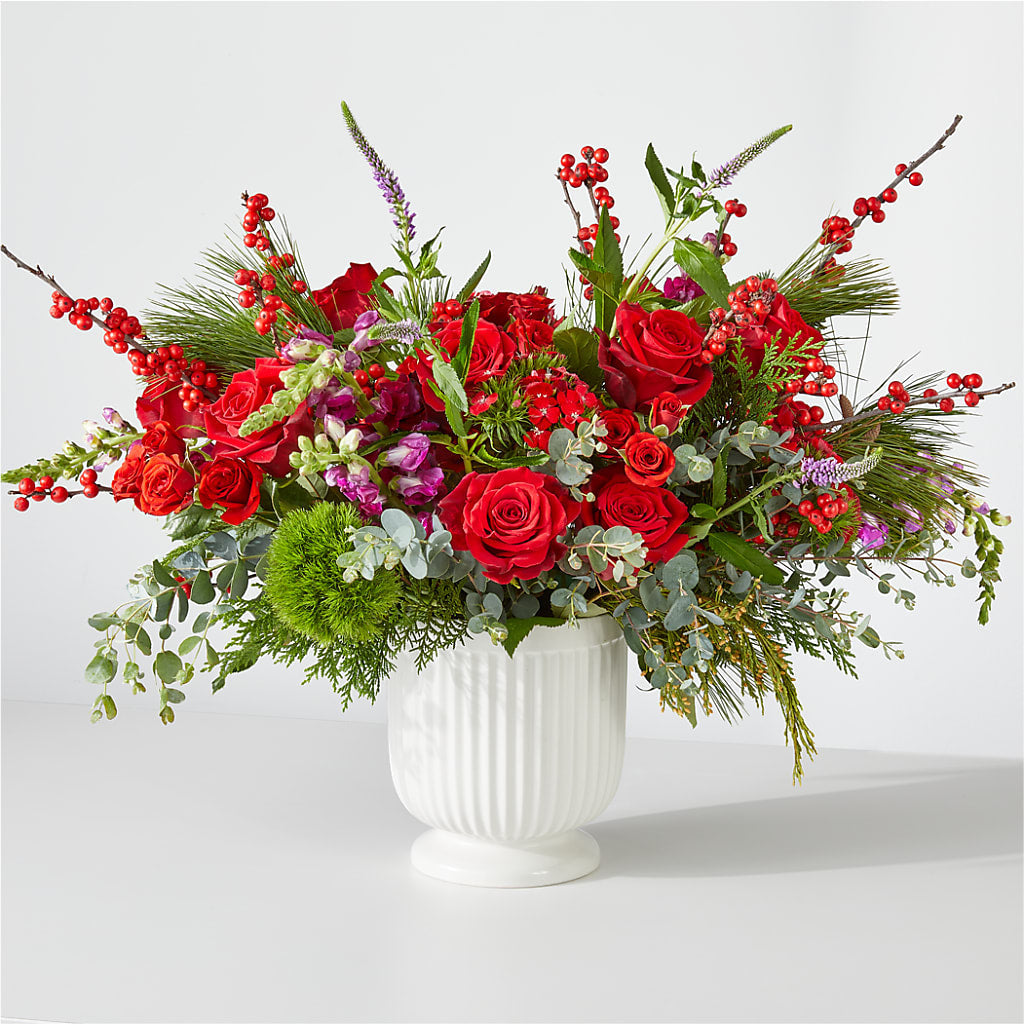 Big Red Bow Bouquet – FRENCH'S NEW ALBANY FLOWER SHOP, New Albany MS