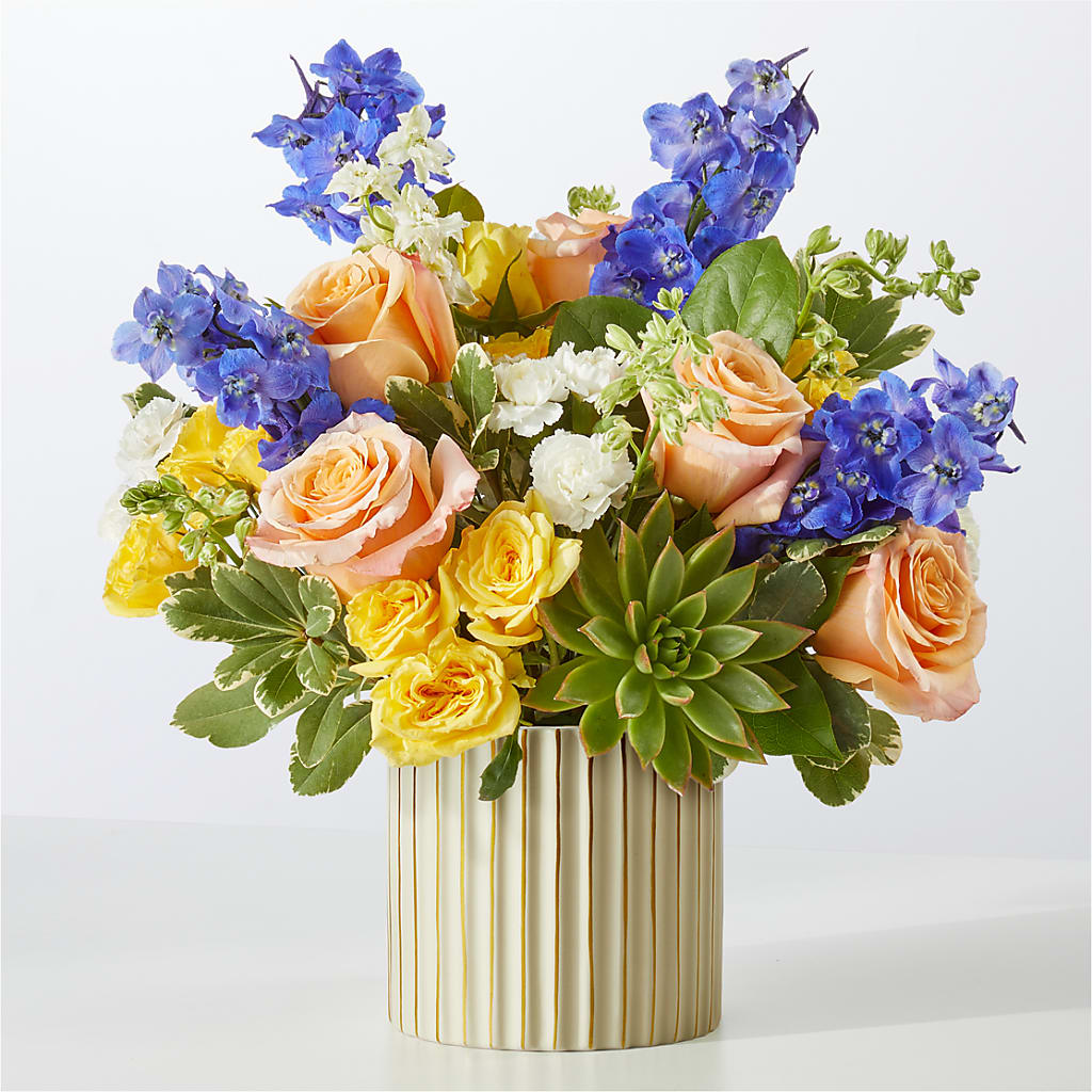 Cobalt Reverie Bouquet – FRENCH'S NEW ALBANY FLOWER SHOP, New Albany MS