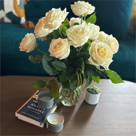 Long Stem Yellow Rose Bouquet – FRENCH'S NEW ALBANY FLOWER SHOP, New Albany MS