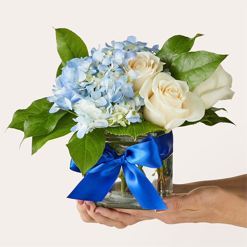 Sky Blue Delight Bouquet – FRENCH'S NEW ALBANY FLOWER SHOP, New Albany MS