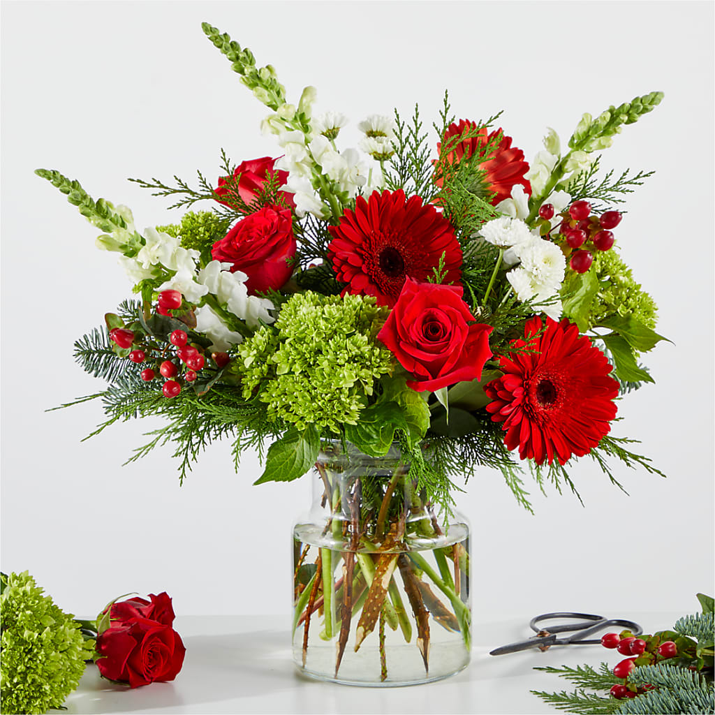 Merry Moment Bouquet – A Florist Original – FRENCH'S NEW ALBANY FLOWER SHOP, New Albany MS