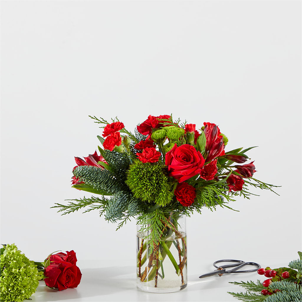 Merry Moment Bouquet – A Florist Original – FRENCH'S NEW ALBANY FLOWER SHOP, New Albany MS
