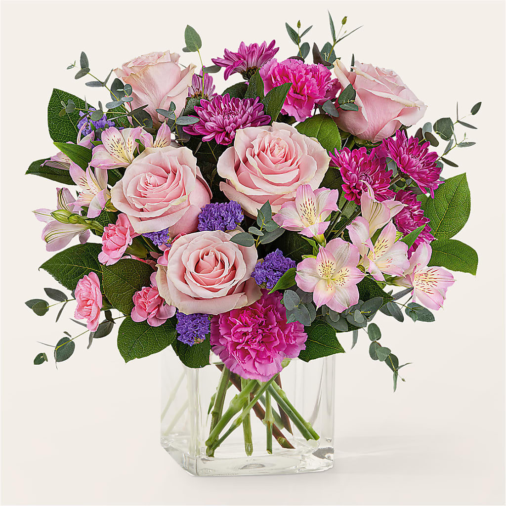 Rosy Radiance Bouquet – FRENCH'S NEW ALBANY FLOWER SHOP, New Albany MS