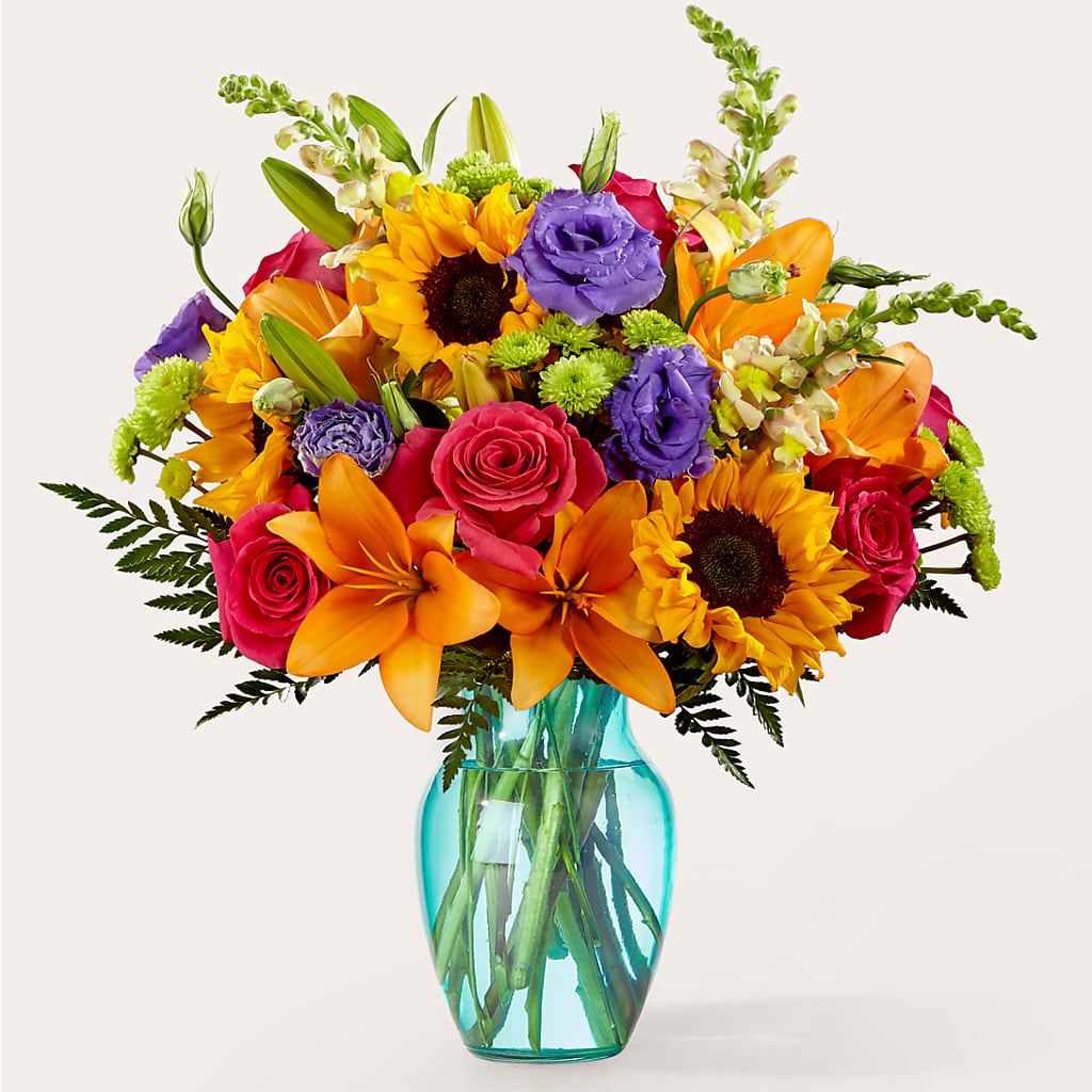 Double Rainbow Bouquet – FRENCH'S NEW ALBANY FLOWER SHOP, New Albany MS