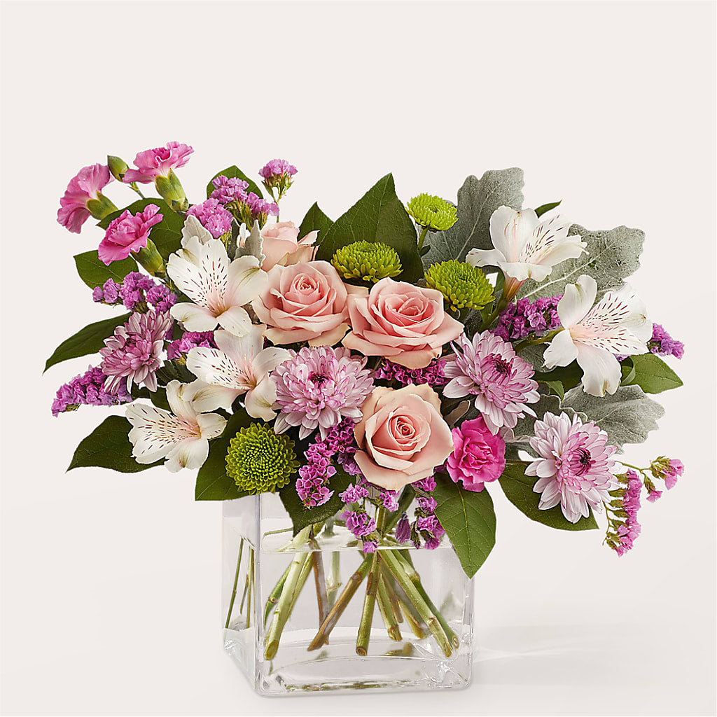Pink Suede Bouquet – FRENCH'S NEW ALBANY FLOWER SHOP, New Albany MS