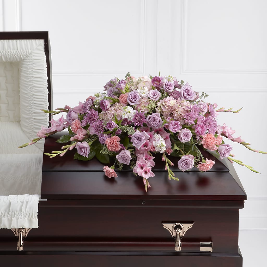 Immorata Casket Spray – FRENCH'S NEW ALBANY FLOWER SHOP, New Albany MS