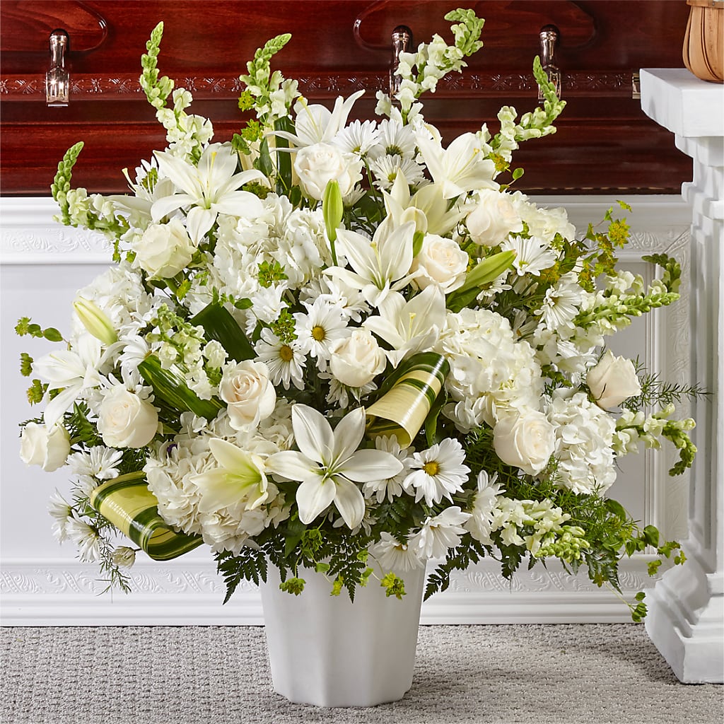Thoughts of Tranquility Floor Basket – FRENCH'S NEW ALBANY FLOWER SHOP, New Albany MS