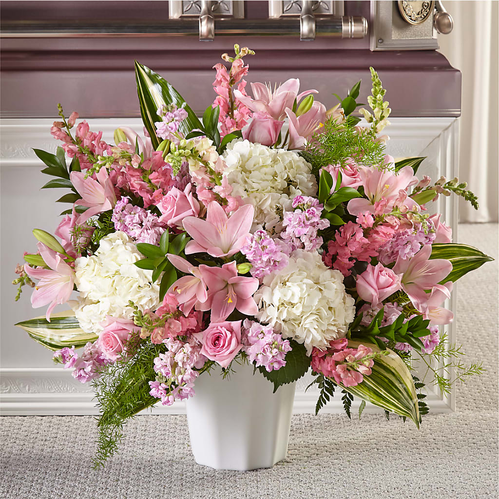 Simply Serene Floor Basket – FRENCH'S NEW ALBANY FLOWER SHOP, New Albany MS