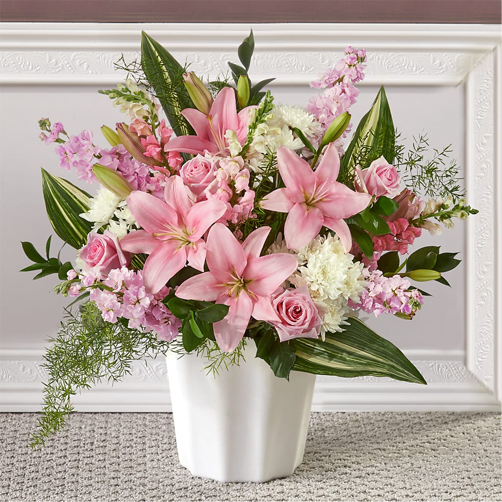 Simply Serene Floor Basket – FRENCH'S NEW ALBANY FLOWER SHOP, New Albany MS