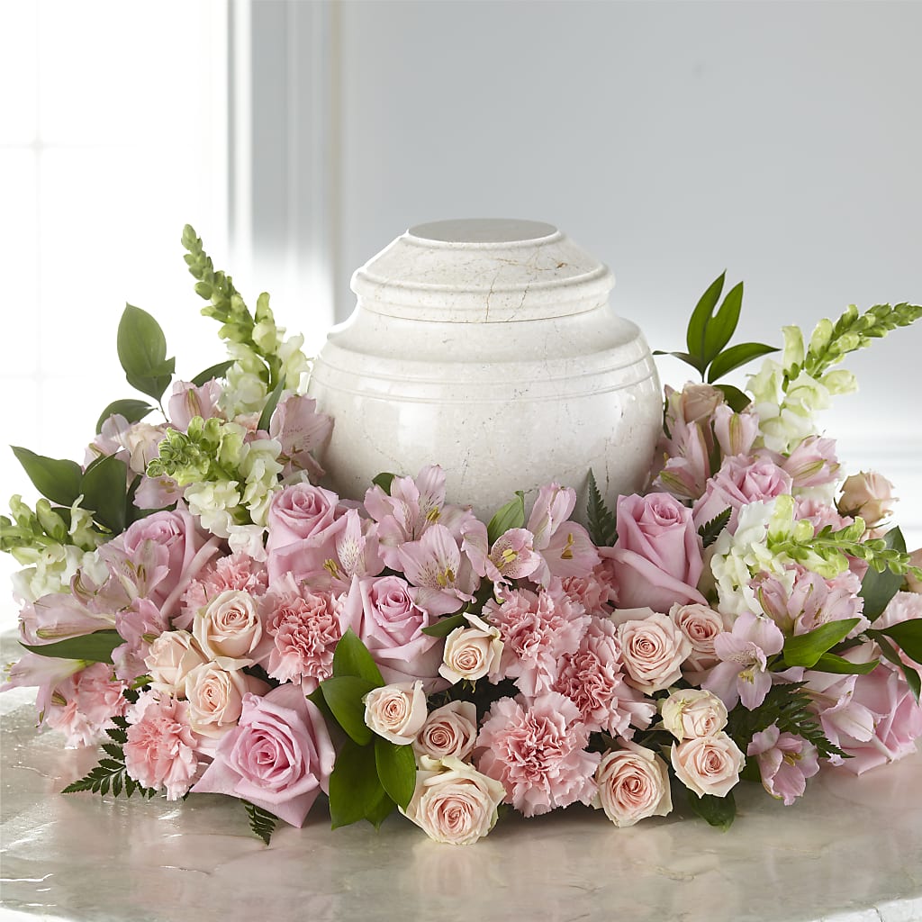 Blooms of Hope Cremation Adornment – FRENCH'S NEW ALBANY FLOWER SHOP, New Albany MS
