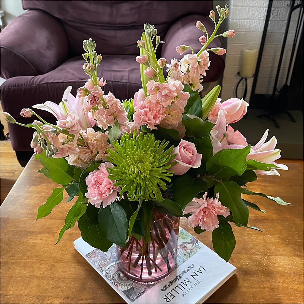 Pretty in Pink Bouquet – FRENCH'S NEW ALBANY FLOWER SHOP, New Albany MS