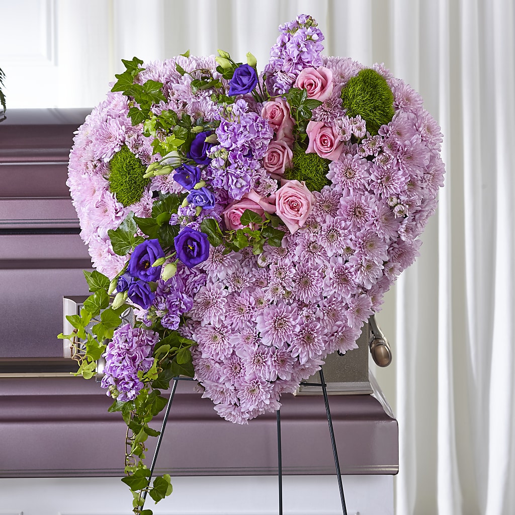 Treasured Love Standing Heart – FRENCH'S NEW ALBANY FLOWER SHOP, New Albany MS