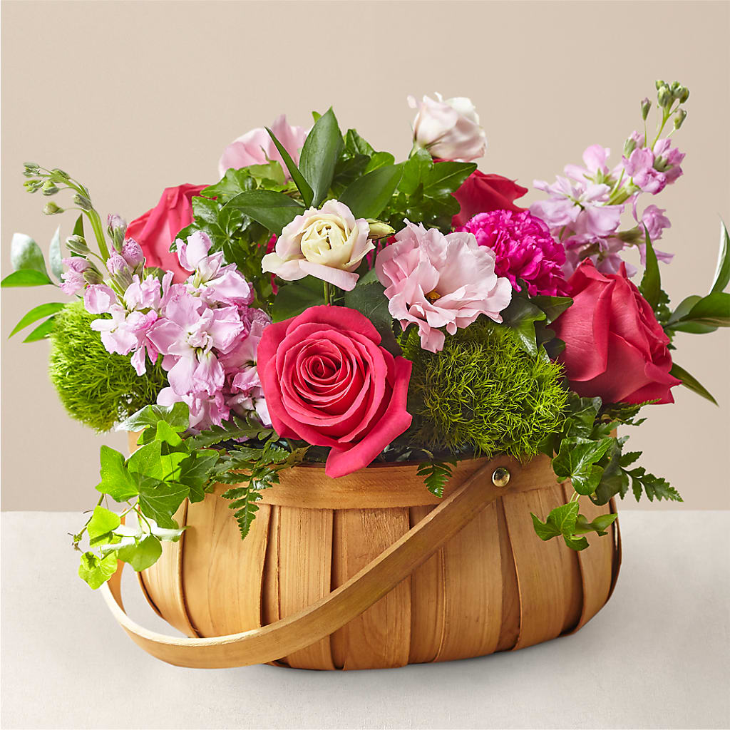 Radiance in Bloom Basket – FRENCH'S NEW ALBANY FLOWER SHOP, New Albany MS
