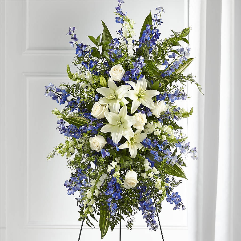 Faithful Friend Standing Spray – FRENCH'S NEW ALBANY FLOWER SHOP, New Albany MS