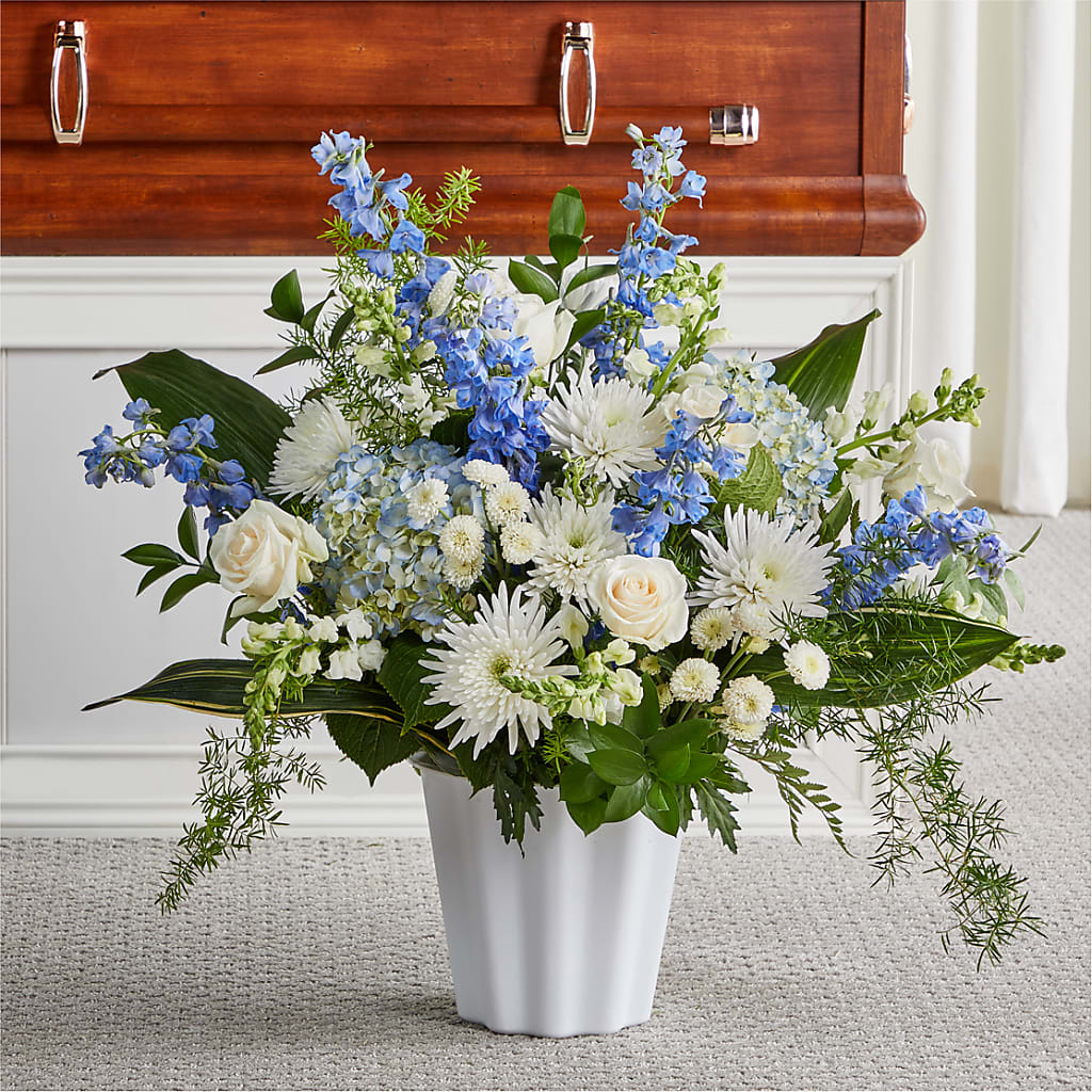 Everlasting Memories Floor Basket – FRENCH'S NEW ALBANY FLOWER SHOP, New Albany MS