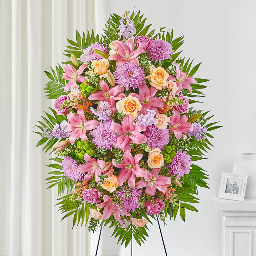 Love & Light Standing Spray – FRENCH'S NEW ALBANY FLOWER SHOP, New Albany MS
