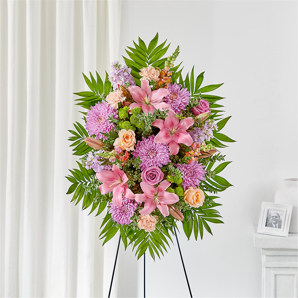 Love & Light Standing Spray – FRENCH'S NEW ALBANY FLOWER SHOP, New Albany MS