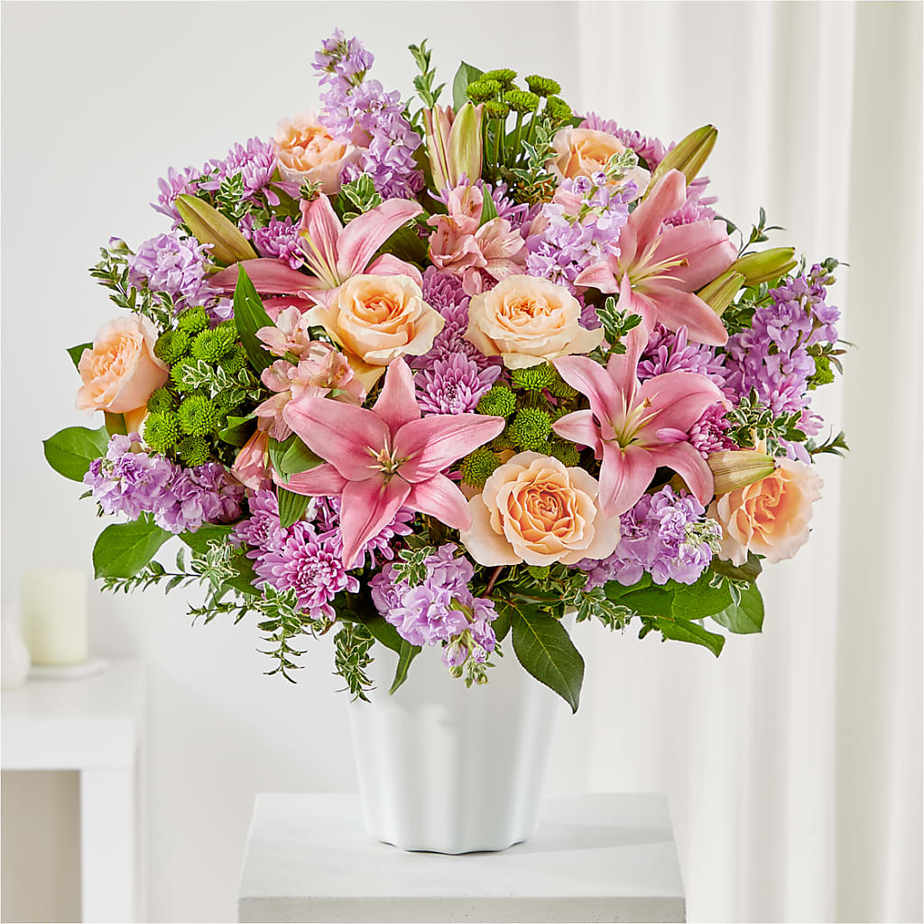 Supportive Embrace Tabletop Basket – FRENCH'S NEW ALBANY FLOWER SHOP, New Albany MS