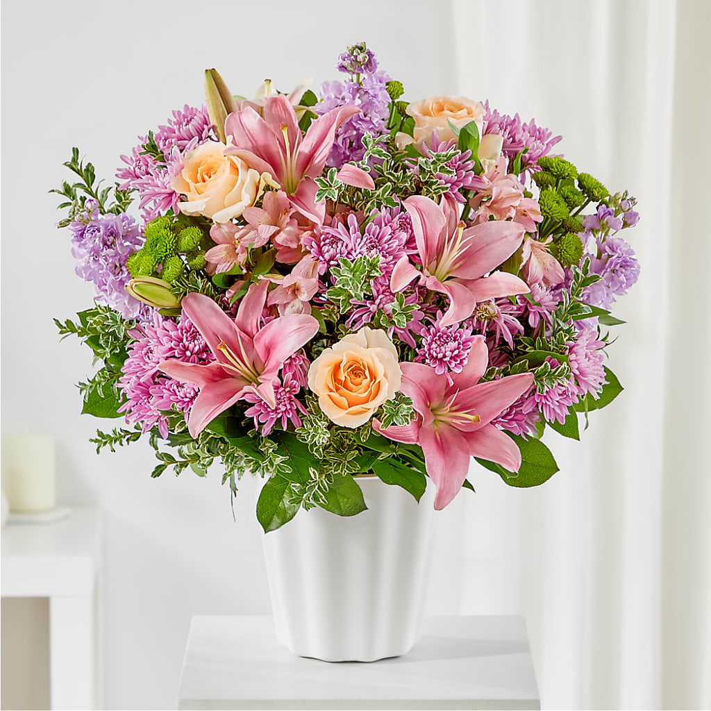 Supportive Embrace Tabletop Basket – FRENCH'S NEW ALBANY FLOWER SHOP, New Albany MS