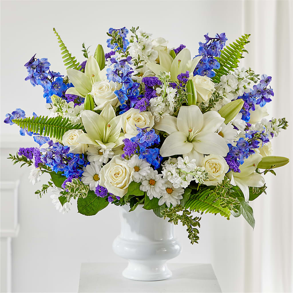 Expressions of Hope Urn Arrangement – FRENCH'S NEW ALBANY FLOWER SHOP, New Albany MS