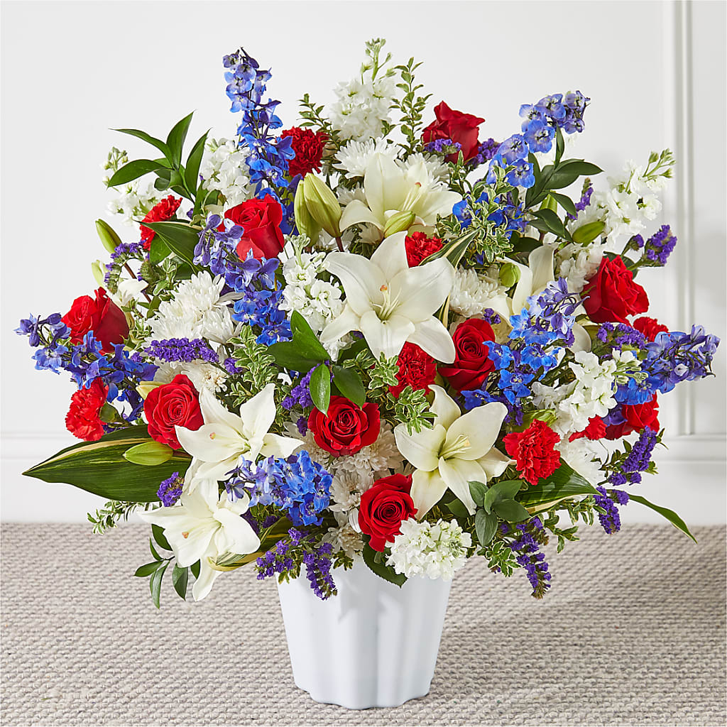 Consoled Floor Basket – FRENCH'S NEW ALBANY FLOWER SHOP, New Albany MS