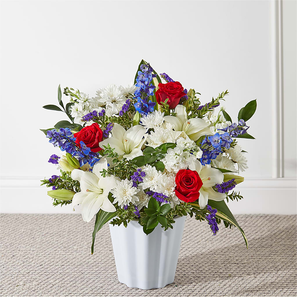 Consoled Floor Basket – FRENCH'S NEW ALBANY FLOWER SHOP, New Albany MS