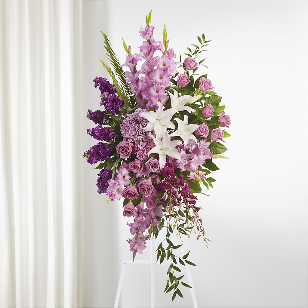 Never Alone Standing Spray – FRENCH'S NEW ALBANY FLOWER SHOP, New Albany MS