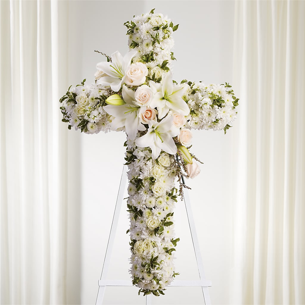 Spiritual Guidance Standing Spray – FRENCH'S NEW ALBANY FLOWER SHOP, New Albany MS