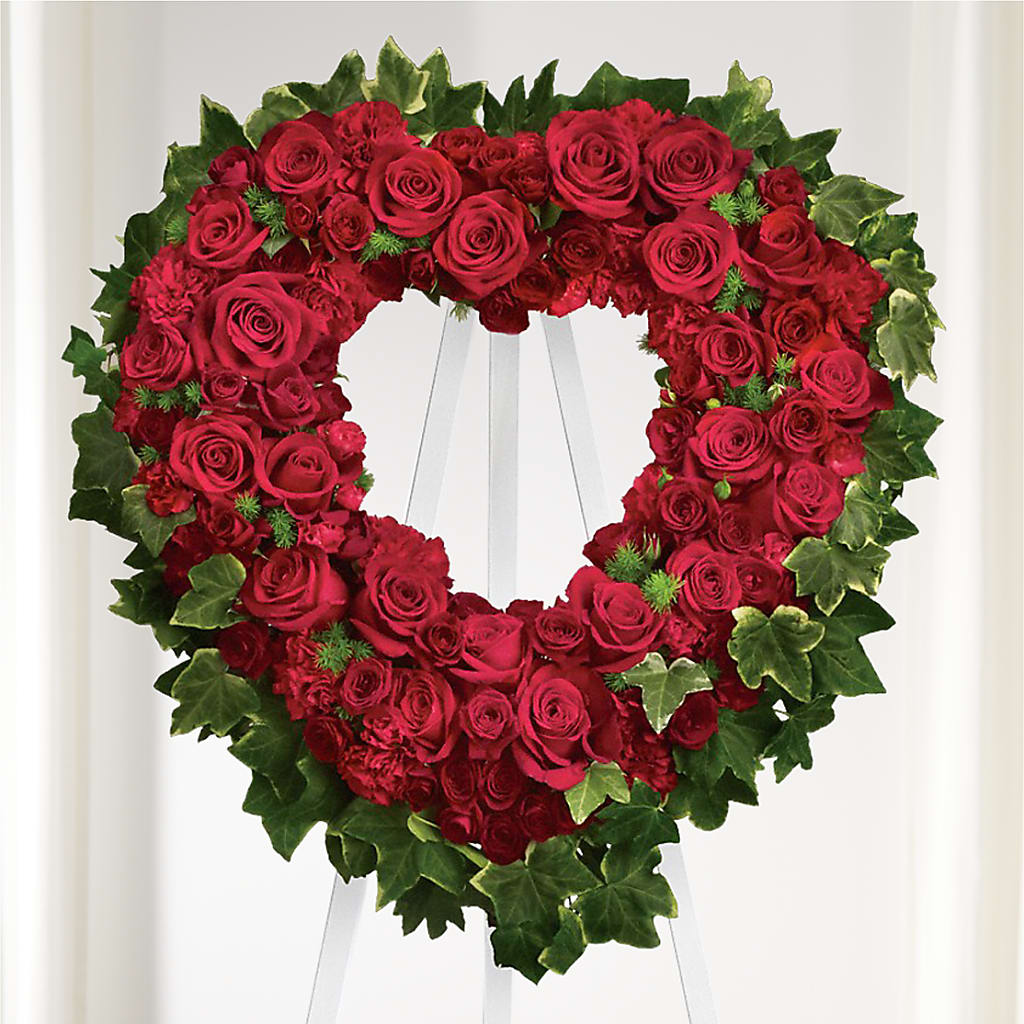Wholehearted Standing Spray – FRENCH'S NEW ALBANY FLOWER SHOP, New Albany MS