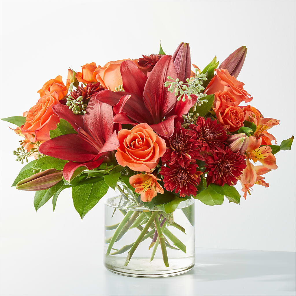 Crimson Leaves Bouquet – FRENCH'S NEW ALBANY FLOWER SHOP, New Albany MS