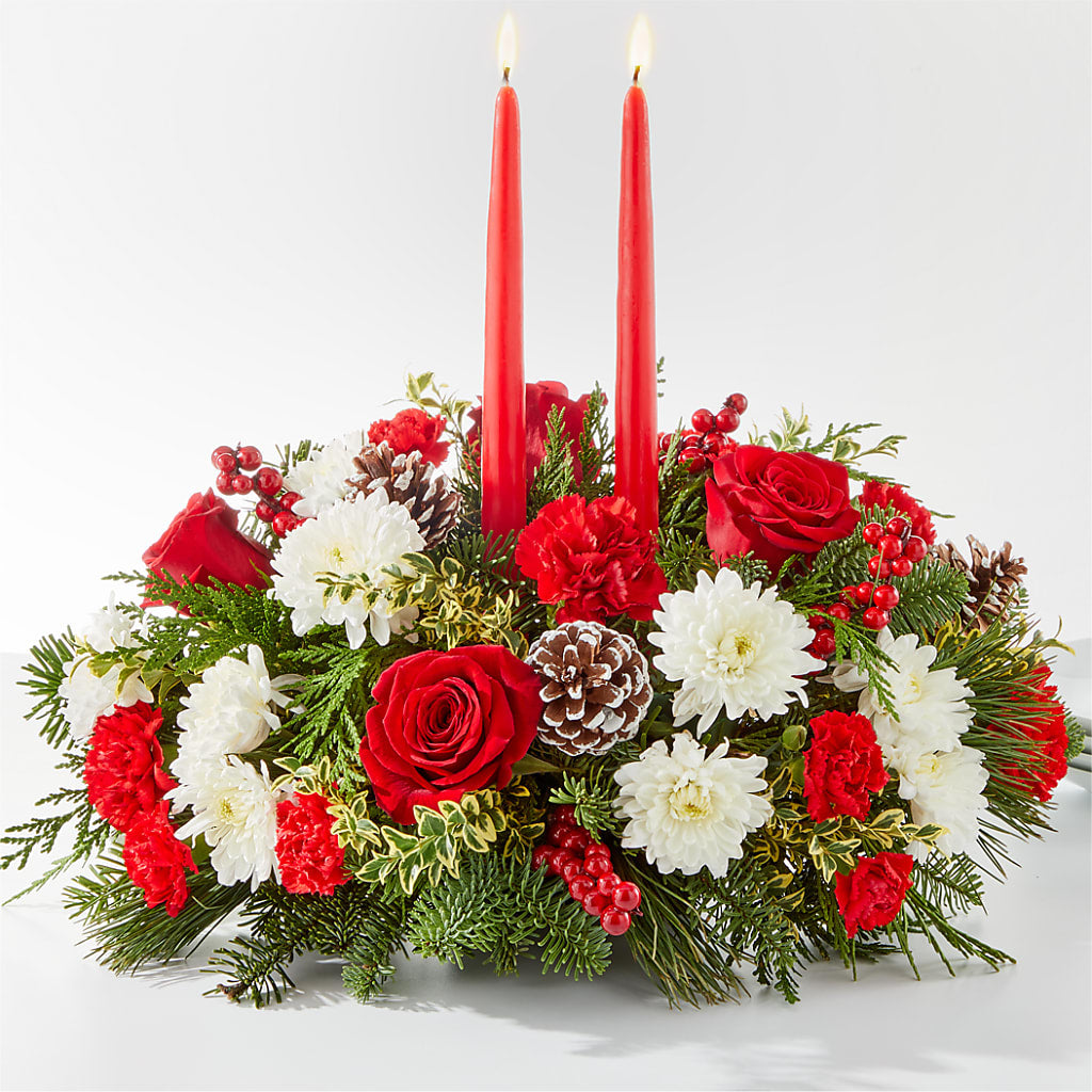 Holiday Soiree Centerpiece – FRENCH'S NEW ALBANY FLOWER SHOP, New Albany MS