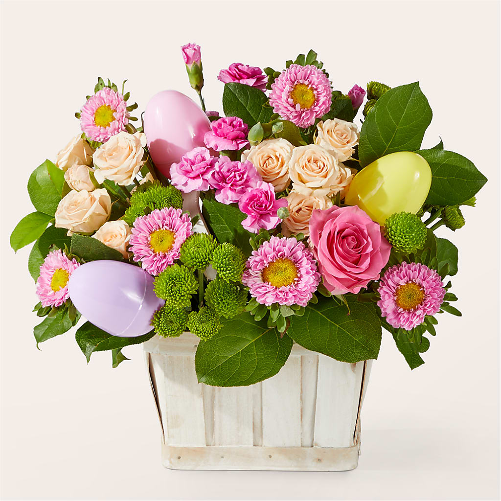 Get Eggcited Basket – FRENCH'S NEW ALBANY FLOWER SHOP, New Albany MS