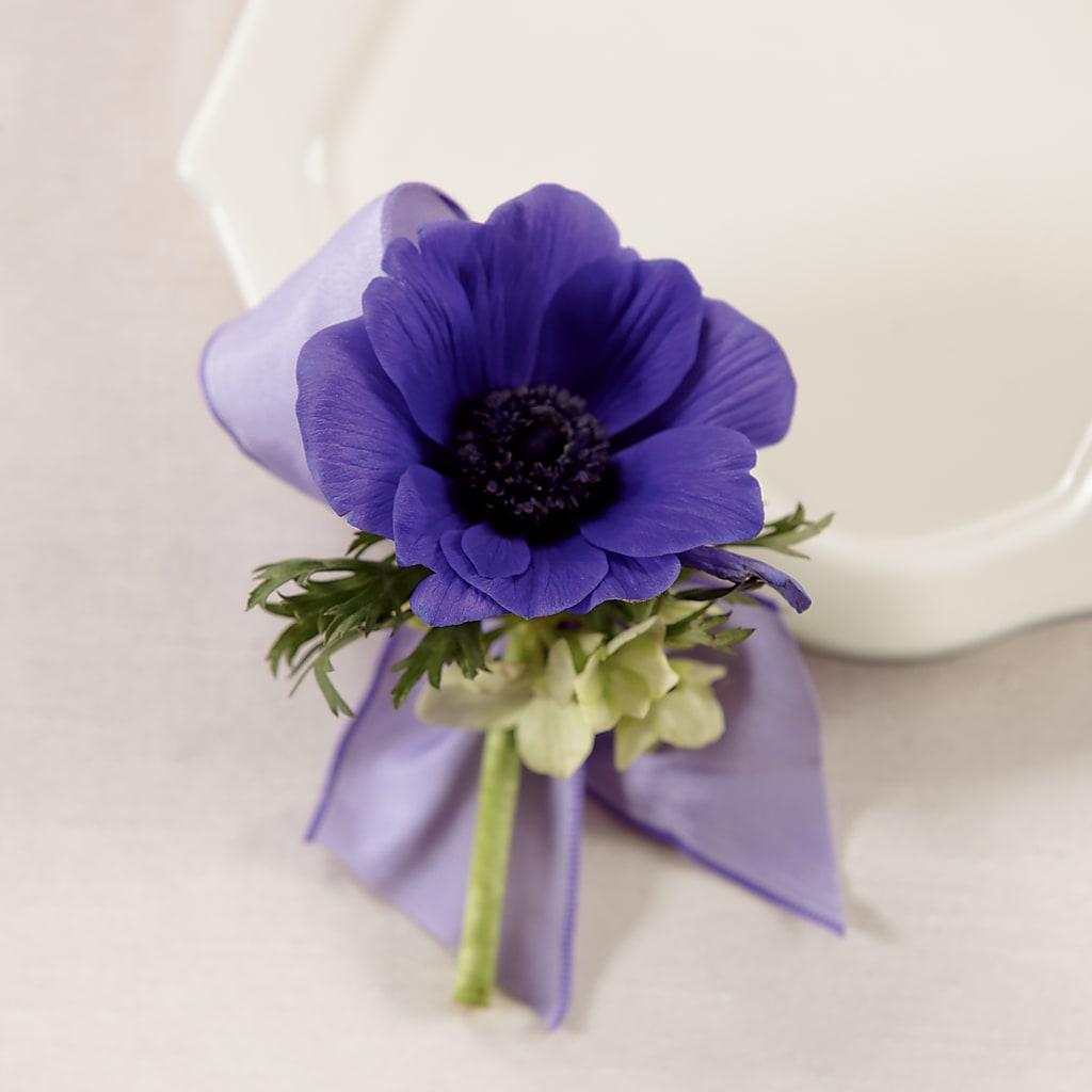 Purple Passion Boutonniere – FRENCH'S NEW ALBANY FLOWER SHOP, New Albany MS
