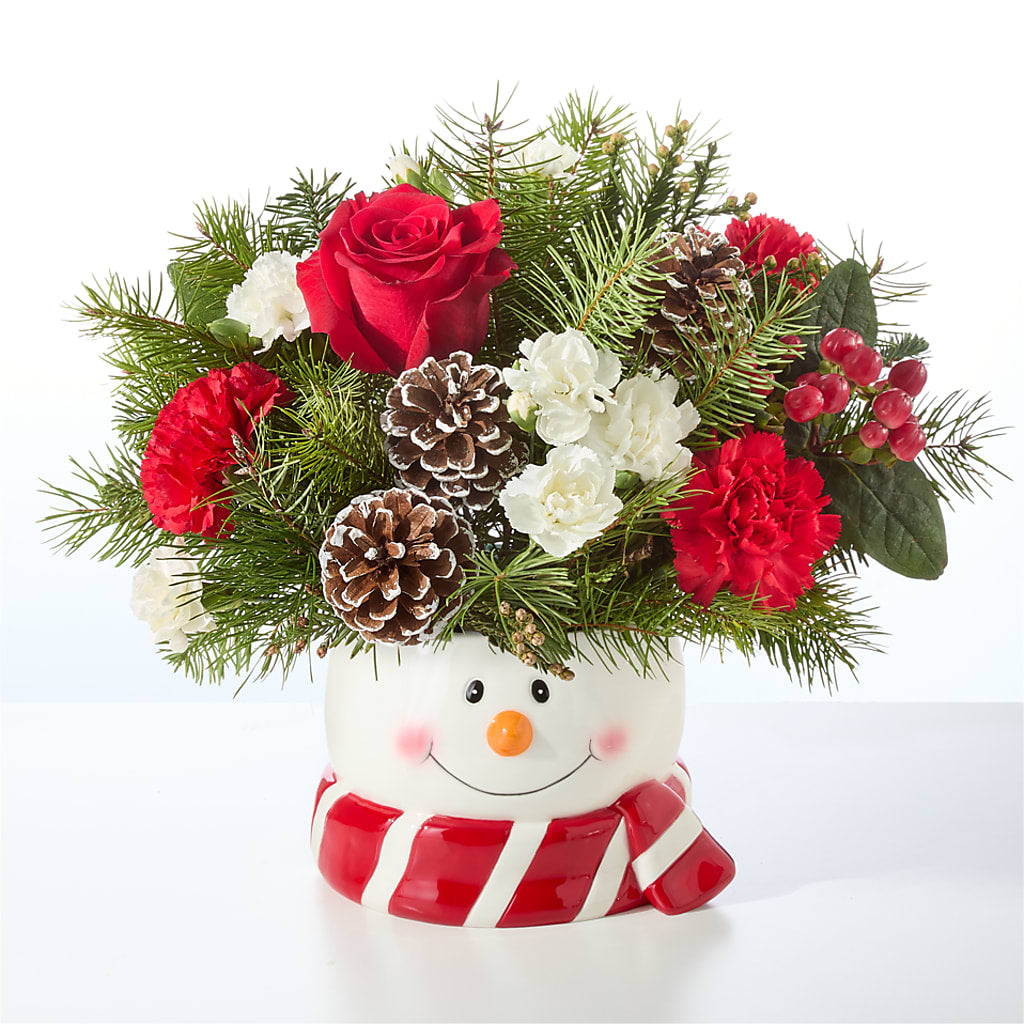 Jolly Snowman Bouquet – FRENCH'S NEW ALBANY FLOWER SHOP, New Albany MS