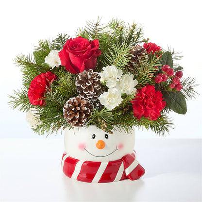 Jolly Snowman Bouquet – FRENCH'S NEW ALBANY FLOWER SHOP, New Albany MS