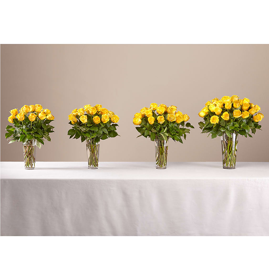 Long Stem Yellow Rose Bouquet – FRENCH'S NEW ALBANY FLOWER SHOP, New Albany MS