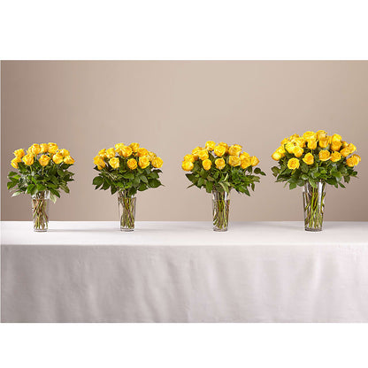 Long Stem Yellow Rose Bouquet – FRENCH'S NEW ALBANY FLOWER SHOP, New Albany MS