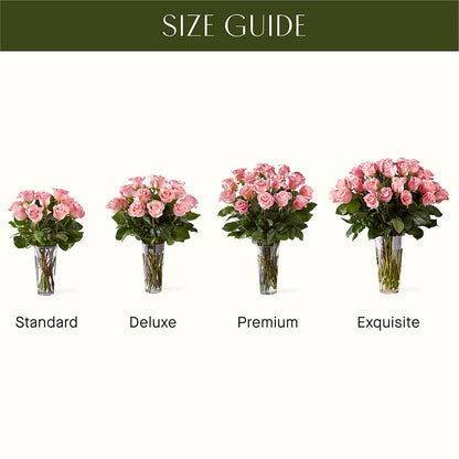 Long Stem Pink Rose Bouquet – FRENCH'S NEW ALBANY FLOWER SHOP, New Albany MS