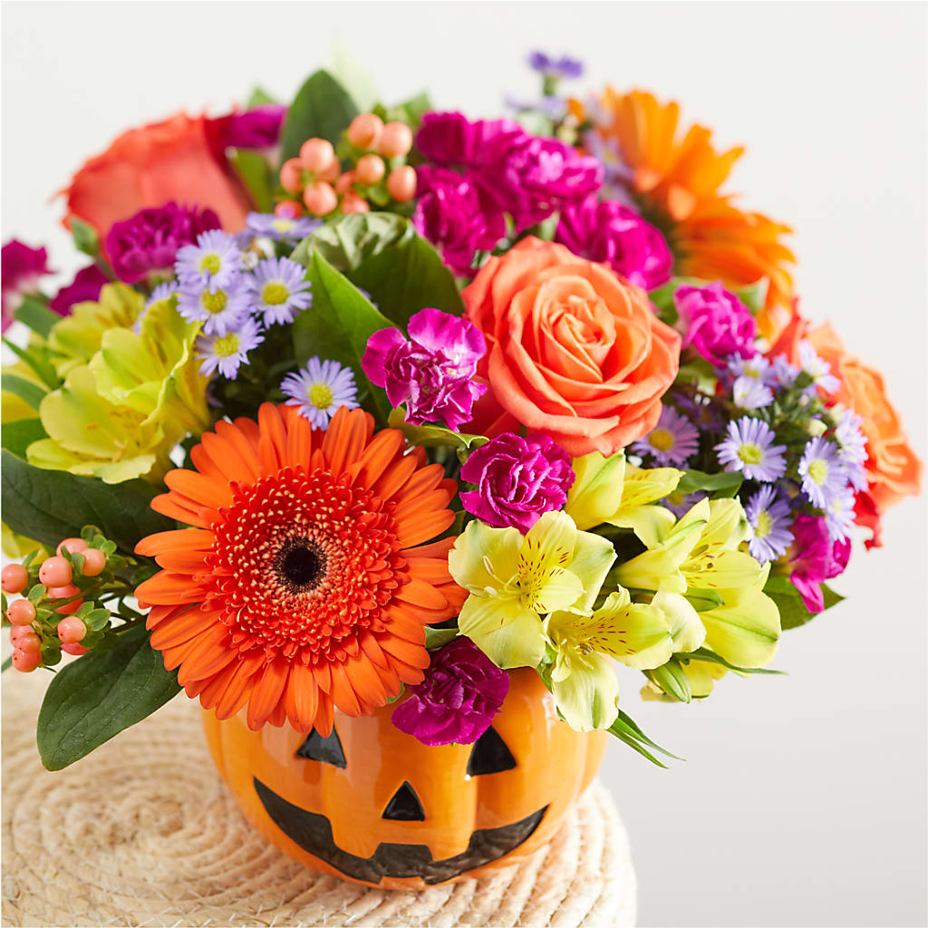 Tricks & Treats Pumpkin – FRENCH'S NEW ALBANY FLOWER SHOP, New Albany MS
