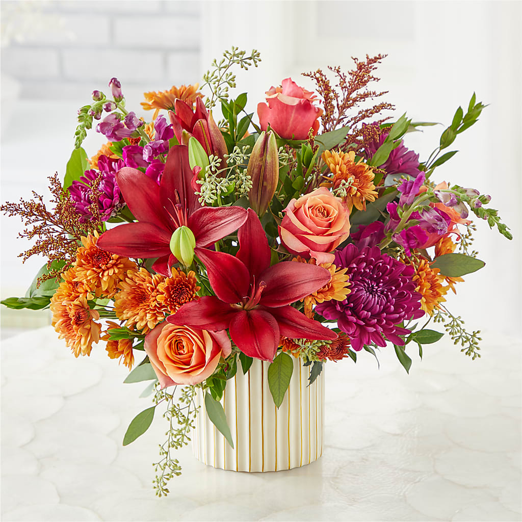 Burgundy Landscape Bouquet – FRENCH'S NEW ALBANY FLOWER SHOP, New Albany MS