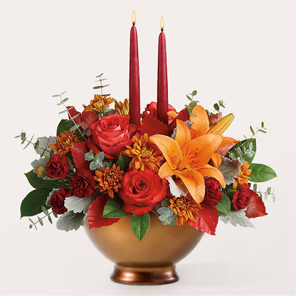 Fruits of Fall Centerpiece – FRENCH'S NEW ALBANY FLOWER SHOP, New Albany MS