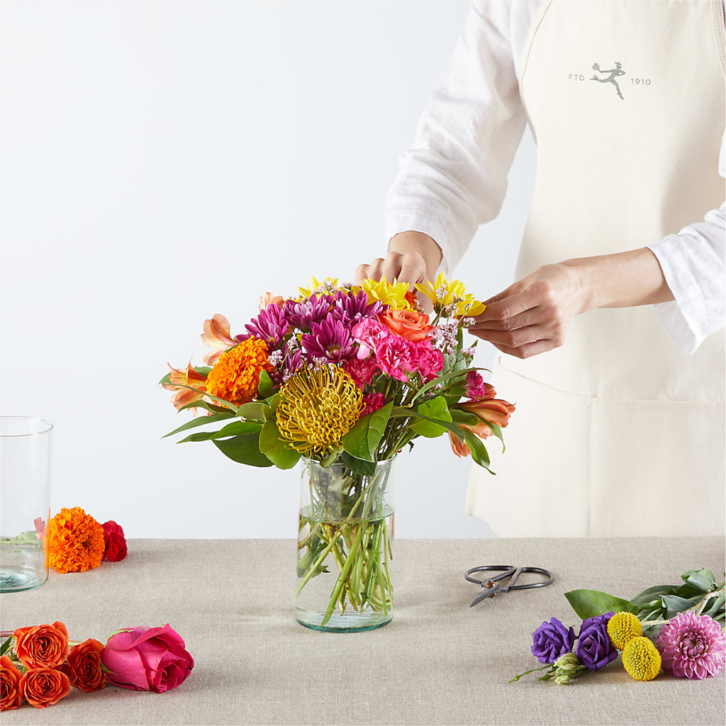 Feast of Color – A Florist Original – FRENCH'S NEW ALBANY FLOWER SHOP, New Albany MS