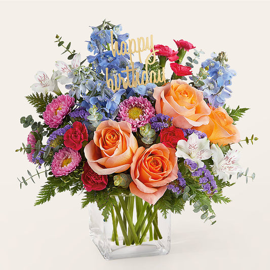 Birthday Bash Bouquet – FRENCH'S NEW ALBANY FLOWER SHOP, New Albany MS
