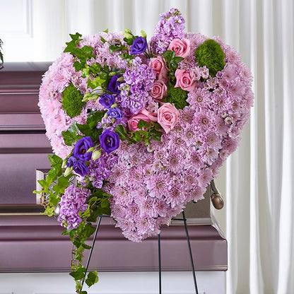 Treasured Love Standing Heart – FRENCH'S NEW ALBANY FLOWER SHOP, New Albany MS
