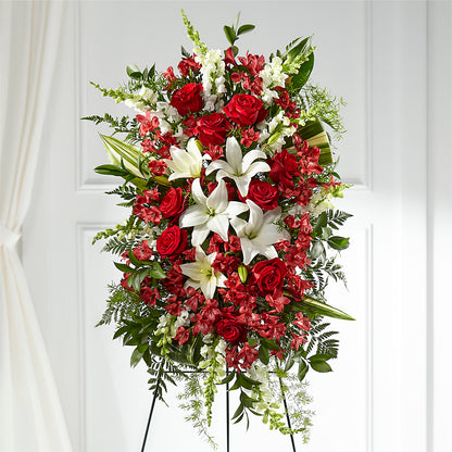 Everlasting Memory Standing Spray – FRENCH'S NEW ALBANY FLOWER SHOP, New Albany MS