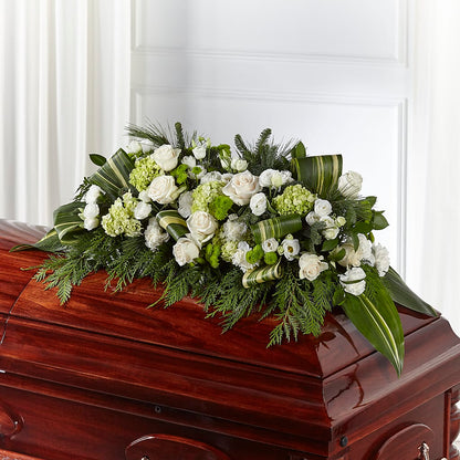 Hopeful Gesture Casket Spray – FRENCH'S NEW ALBANY FLOWER SHOP, New Albany MS