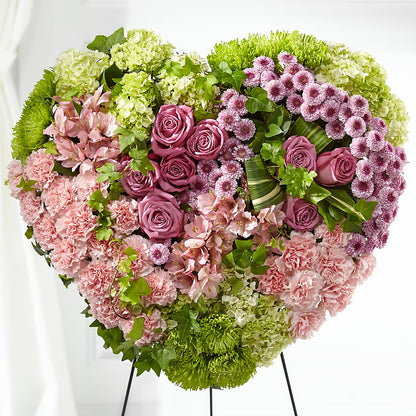 Heartwarming Standing Heart – FRENCH'S NEW ALBANY FLOWER SHOP, New Albany MS