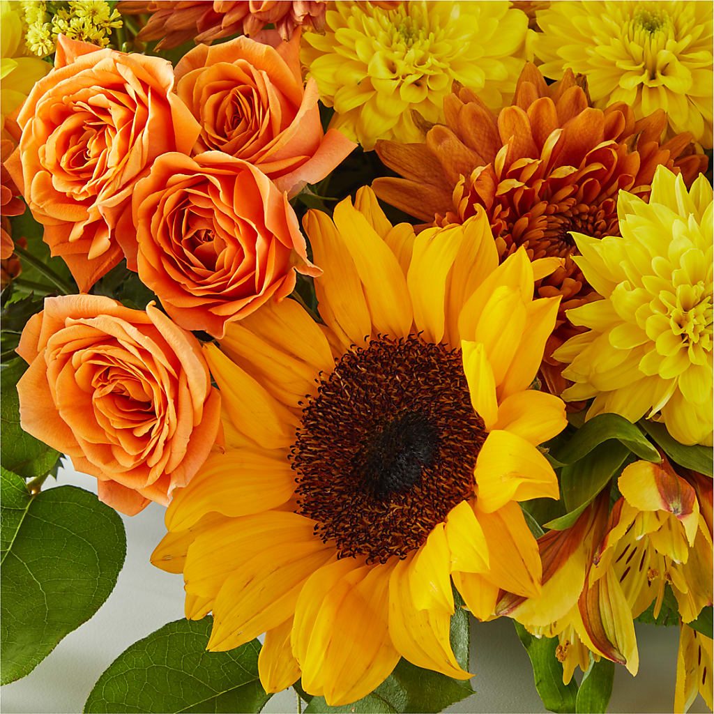 Autumn Harmony Centerpiece – FRENCH'S NEW ALBANY FLOWER SHOP, New Albany MS
