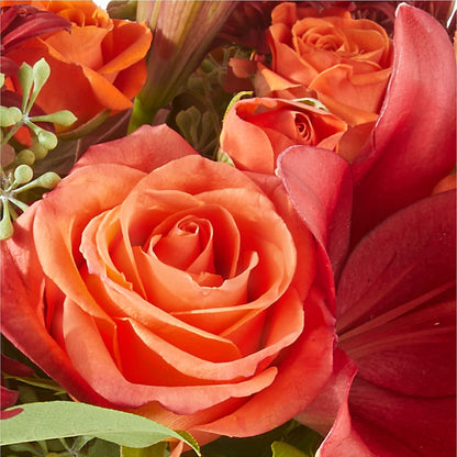 Crimson Leaves Bouquet – FRENCH'S NEW ALBANY FLOWER SHOP, New Albany MS