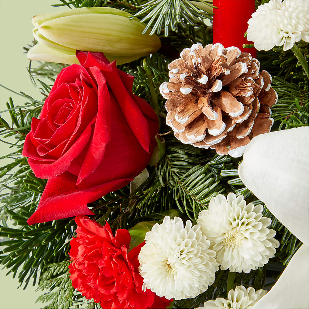 Seasonal Festivities Centerpiece – FRENCH'S NEW ALBANY FLOWER SHOP, New Albany MS